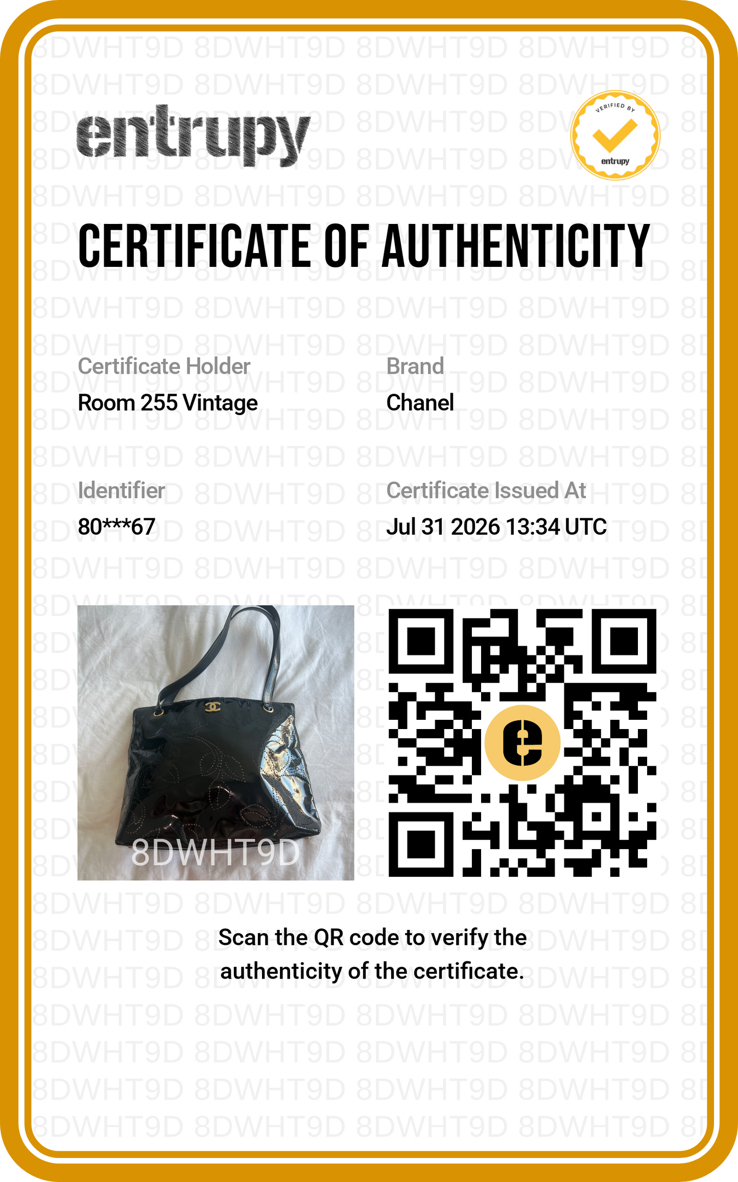 Chanel Camellia Black Patent Leather Tote 8 Series 2003-2004