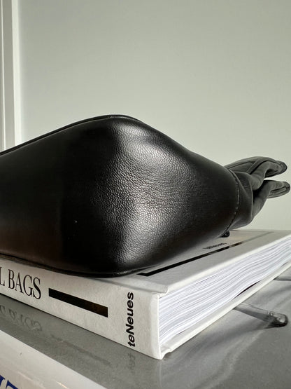 Chanel Black Vintage Matelasse Shoulder Bag 1992 era