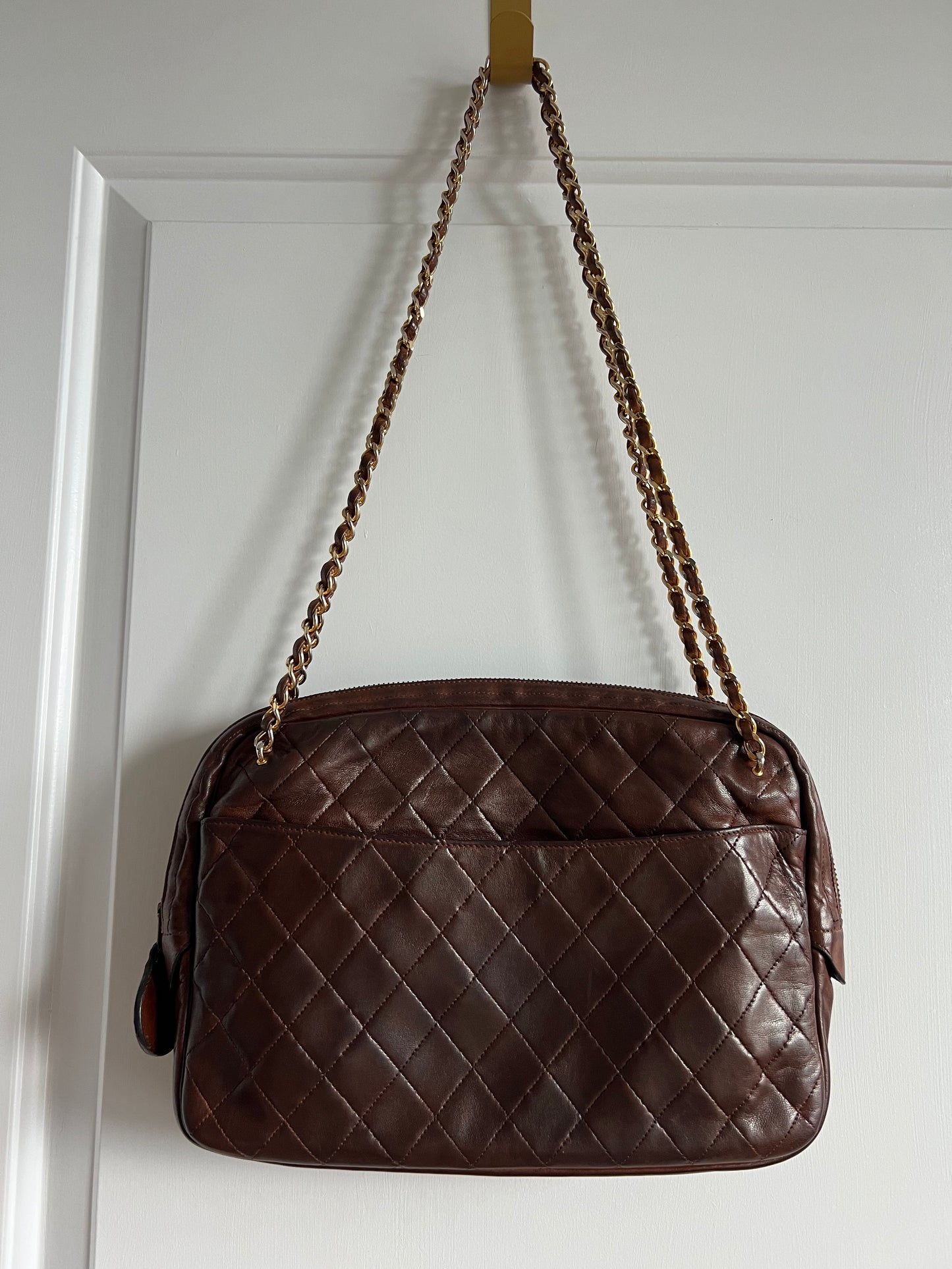 Chanel Vintage Matelasse Shoulder Camera Bag - late 1970, early 1980s