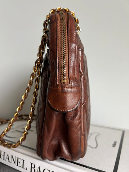 Chanel Vintage Matelasse Shoulder Camera Bag - late 1970, early 1980s
