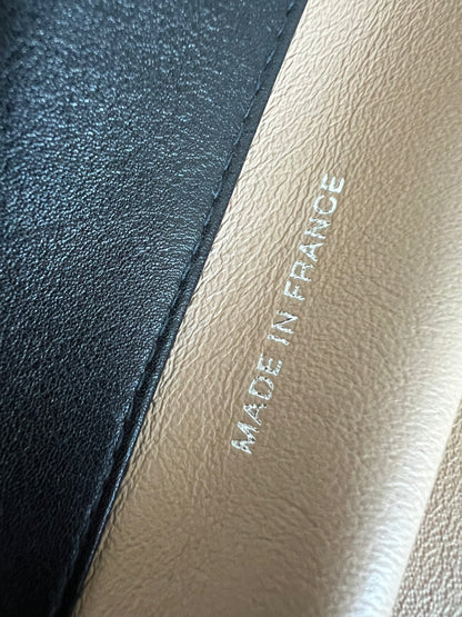 Chanel Extra Large Black Lamb Leather Tote Series 5 Full Set