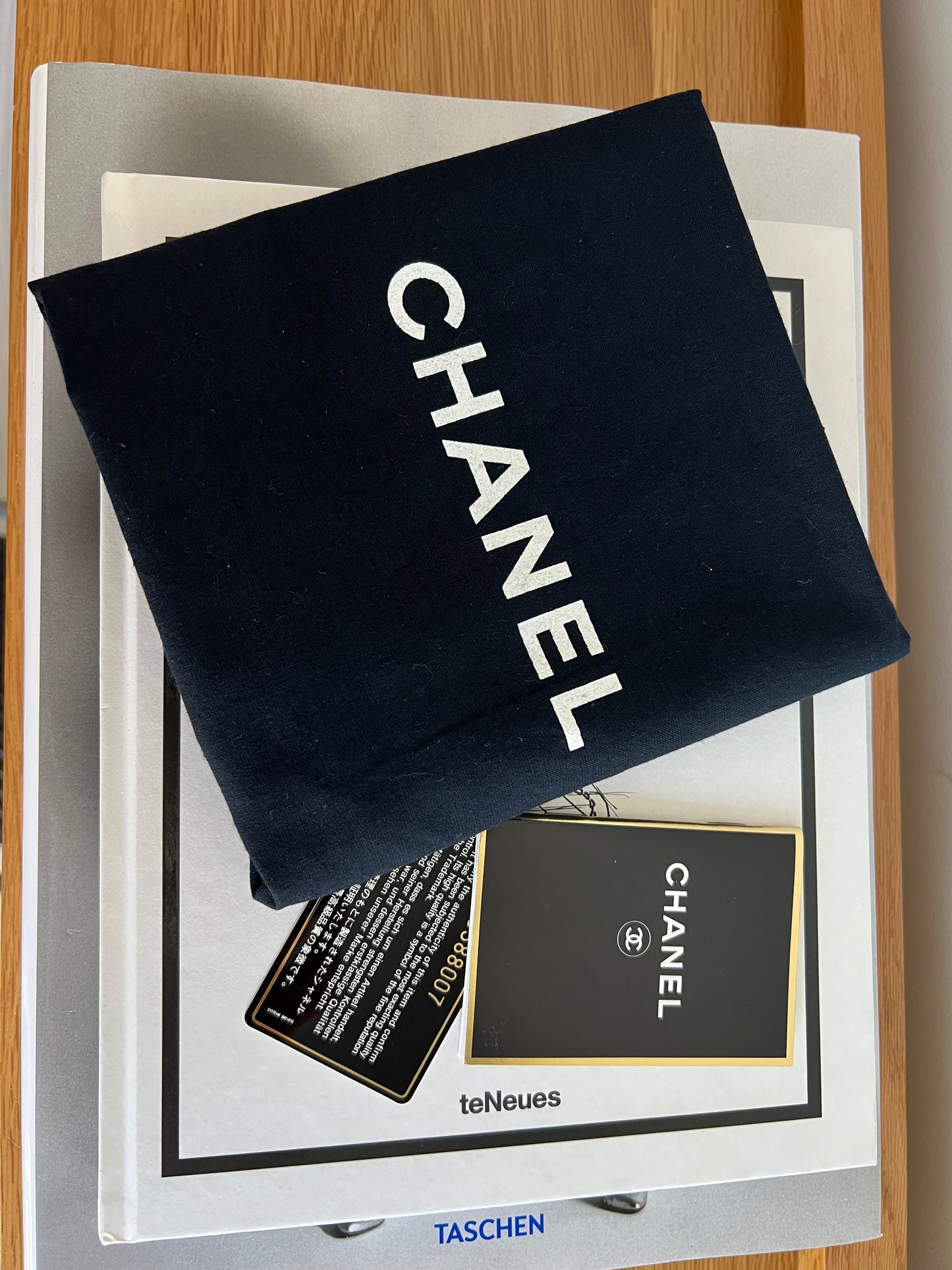 Chanel Extra Large Black Lamb Leather Tote Series 5 Full Set