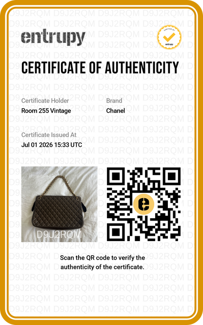 Chanel Vintage Brown Matelasse Shoulder Bag 1989-1992 era