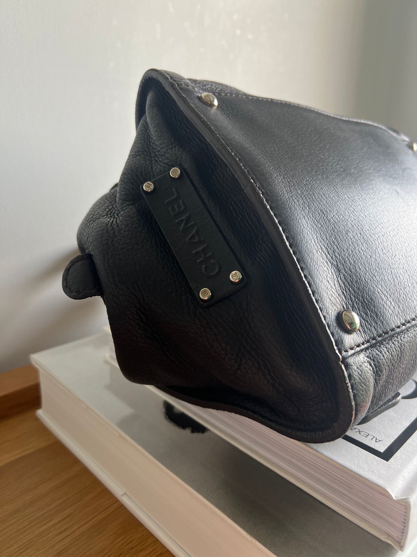 Chanel Bolt Bowler Brown Medium