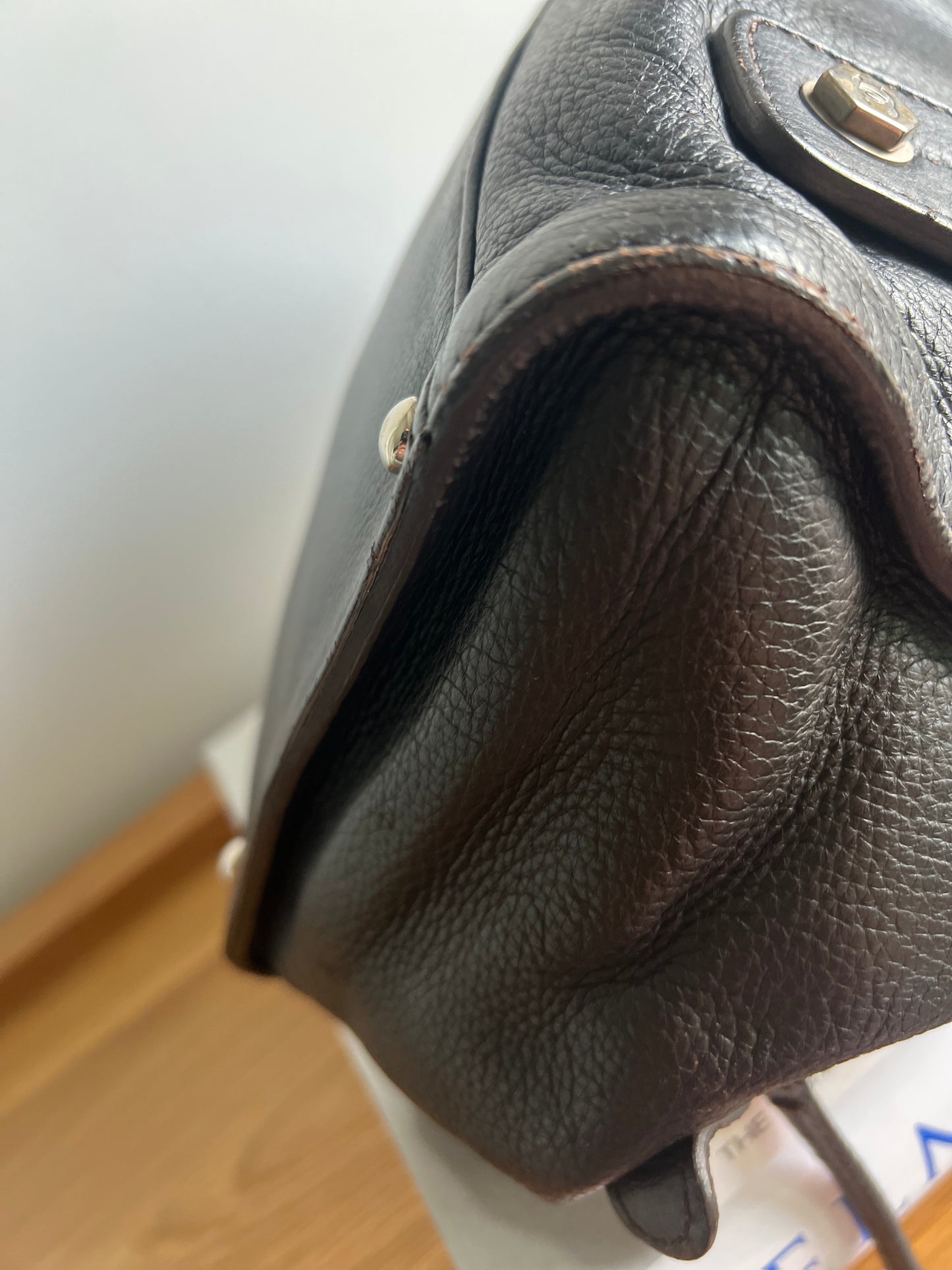Chanel Bolt Bowler Brown Medium