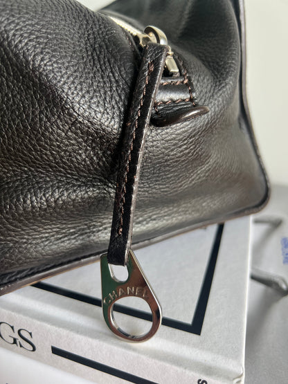 Chanel Bolt Bowler Brown Medium
