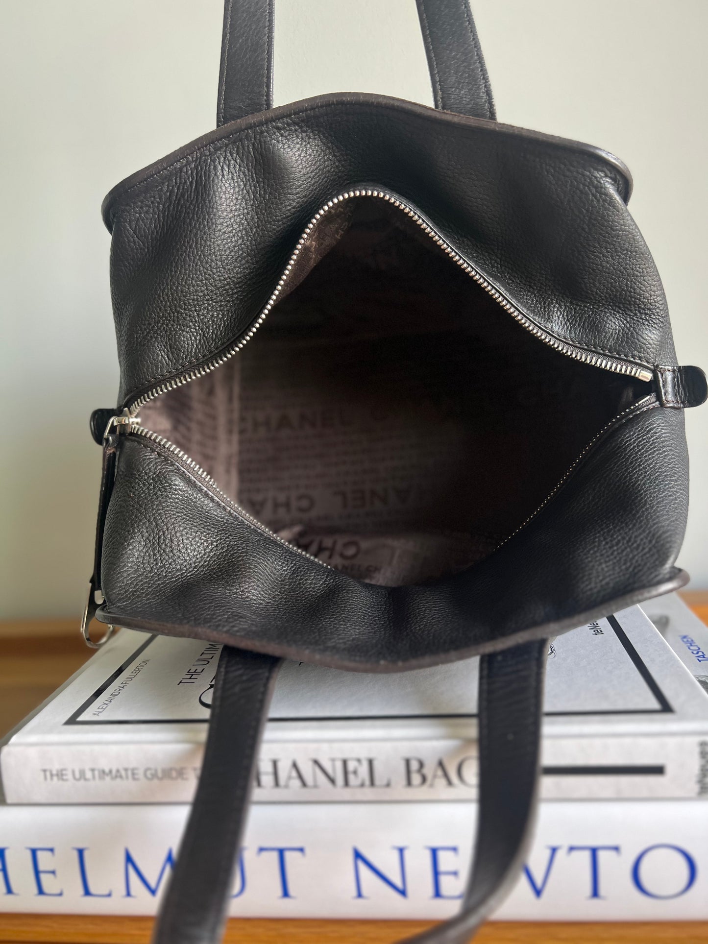 Chanel Bolt Bowler Brown Medium