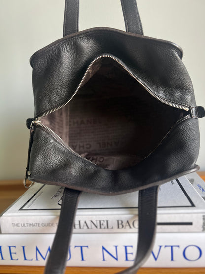 Chanel Bolt Bowler Brown Medium