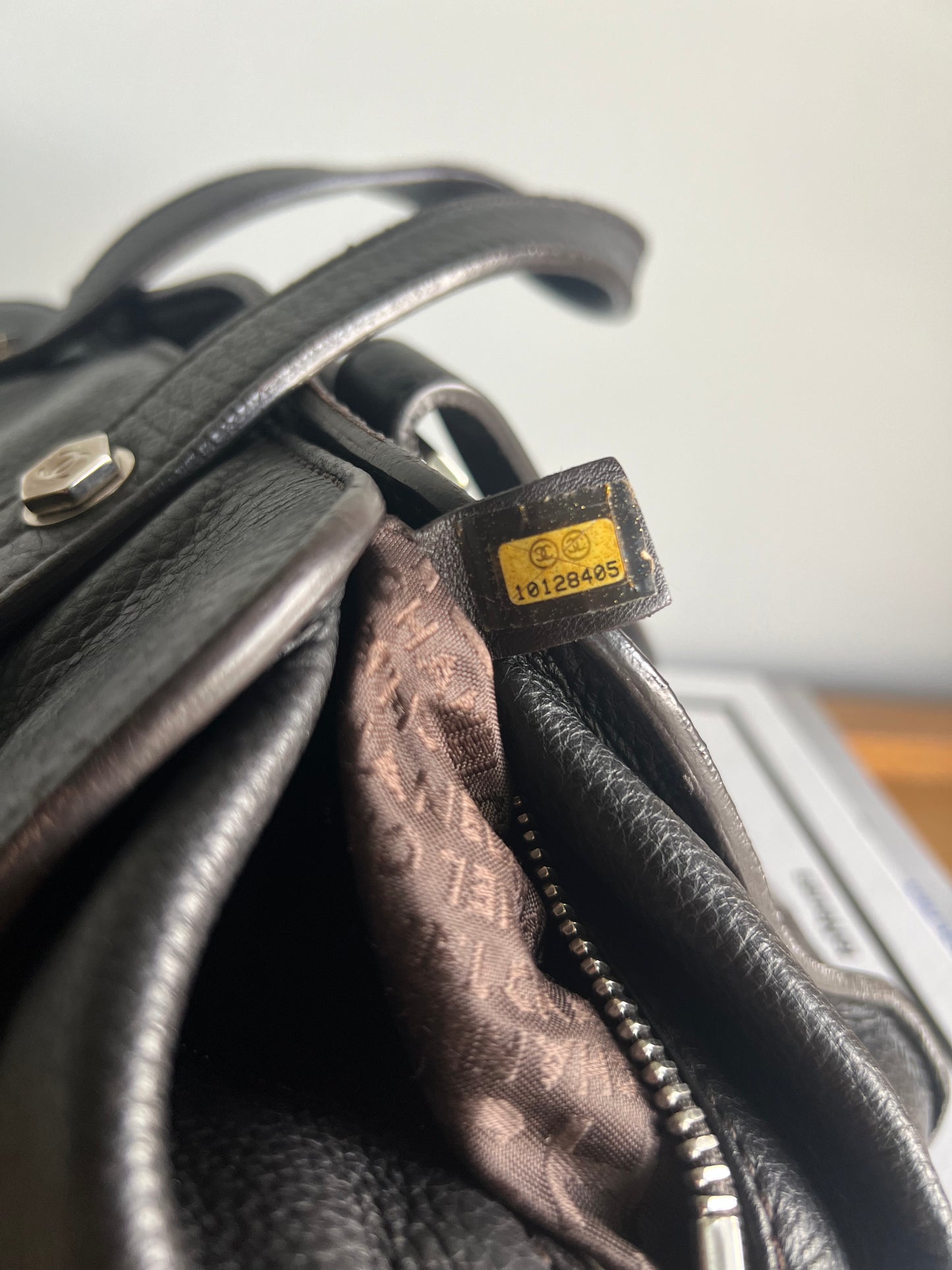 Chanel Bolt Bowler Brown Medium