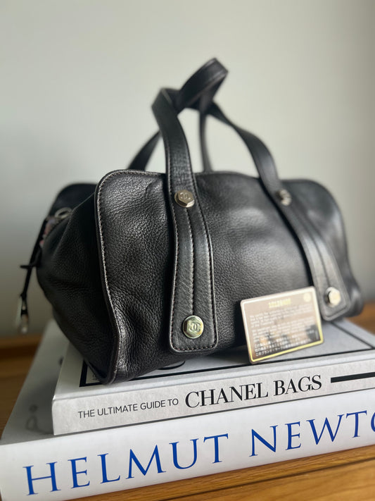Chanel Bolt Bowler Brown Medium