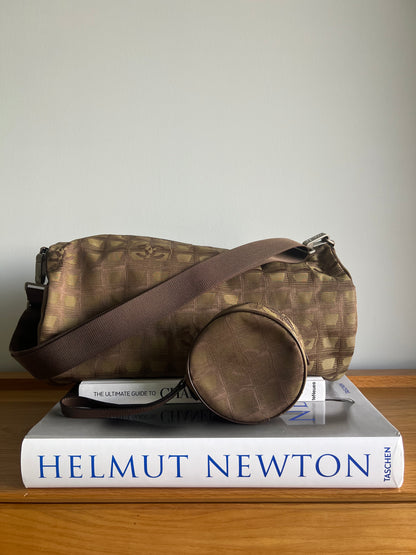 Chanel Travel Line Duffle and Pouch - Khaki