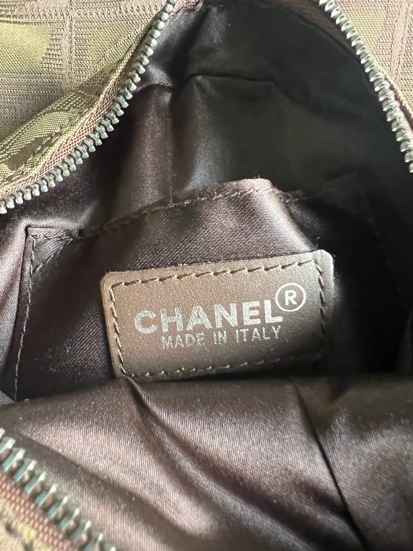 Chanel Travel Line Duffle and Pouch - Khaki