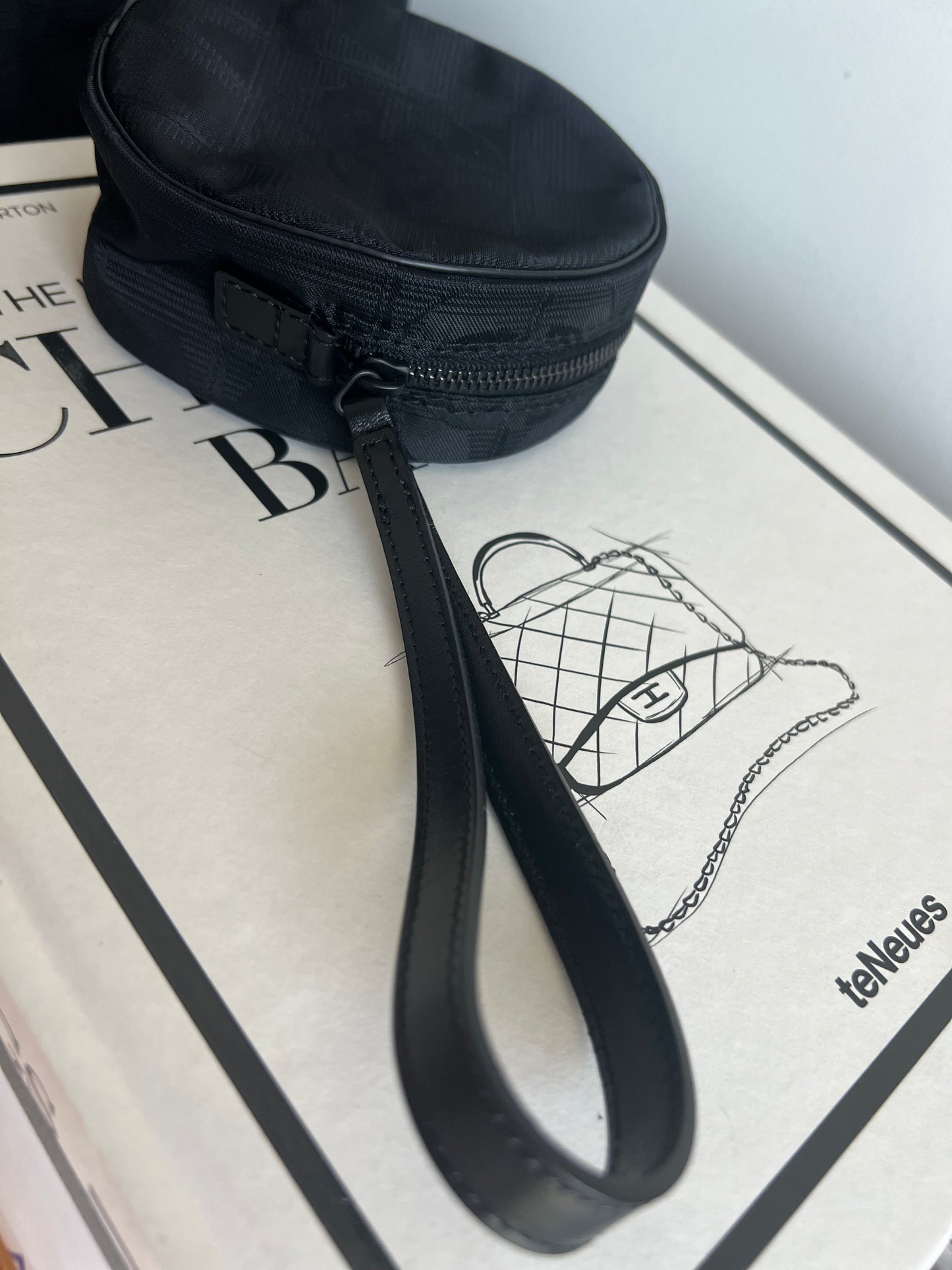 Chanel Travel Line Tote and Pouch Set In Black
