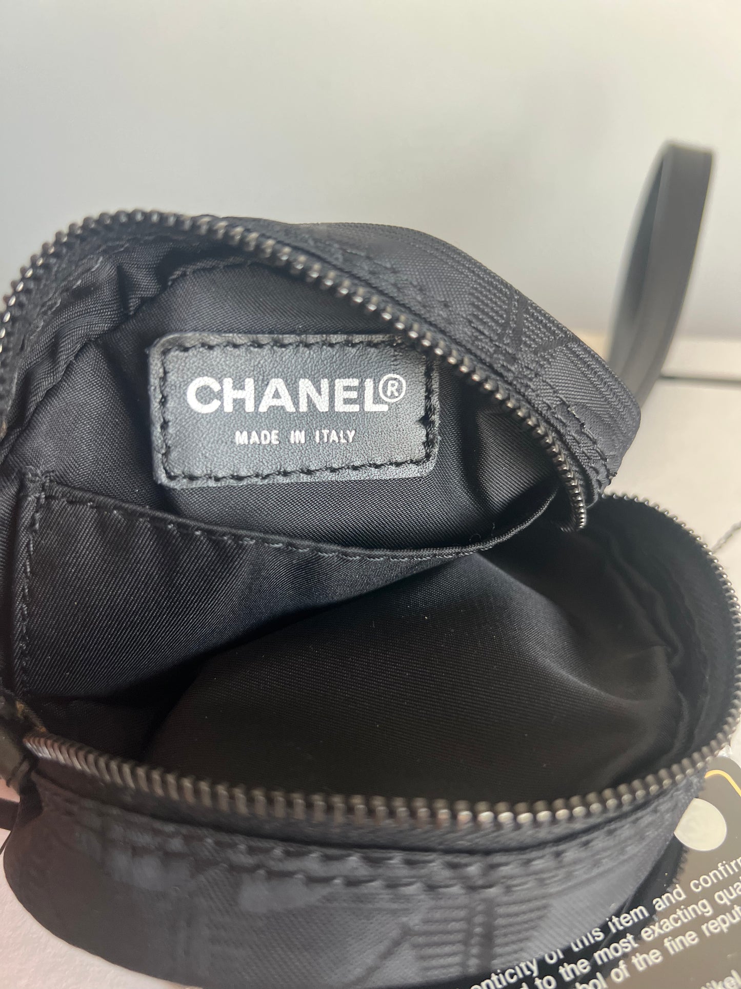 Chanel Travel Line Tote and Pouch Set In Black