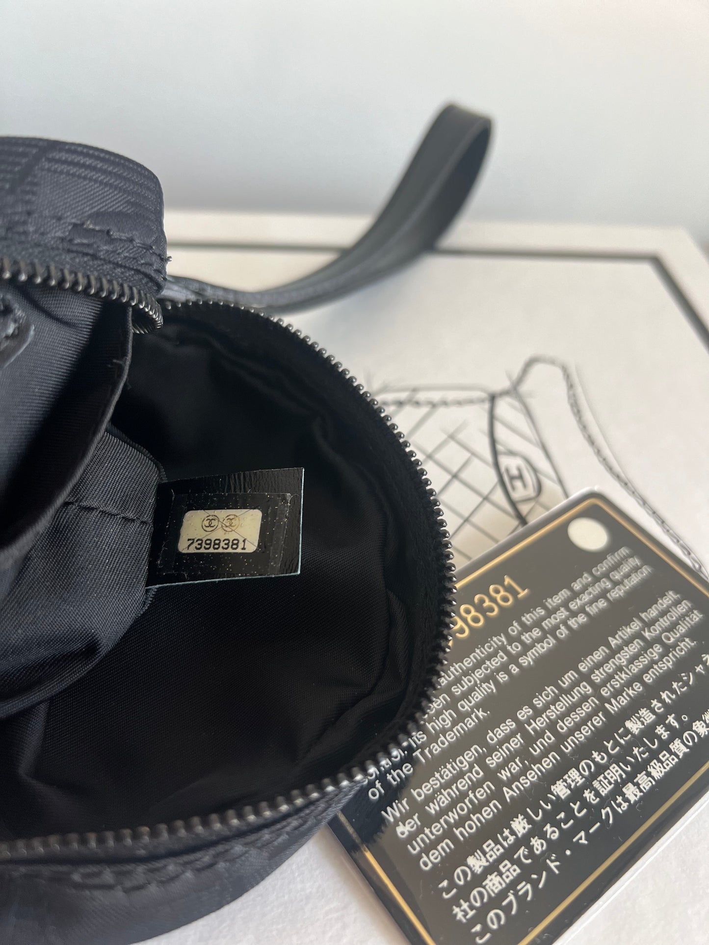 Chanel Travel Line Tote and Pouch Set In Black