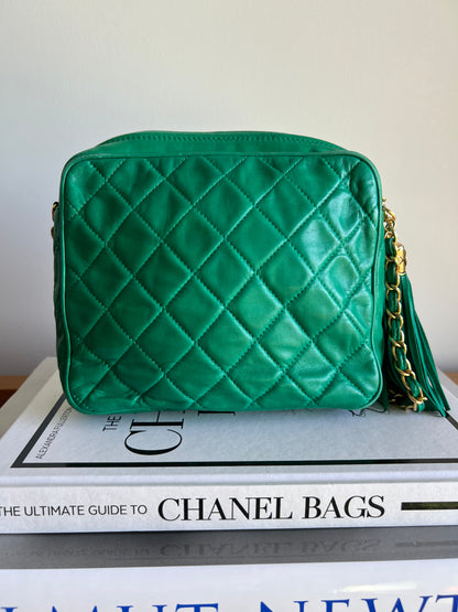 Chanel Emerald Green Camera Bag - Series 1 - Full Set