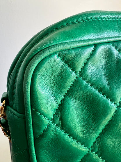 Chanel Emerald Green Camera Bag - Series 1 - Full Set