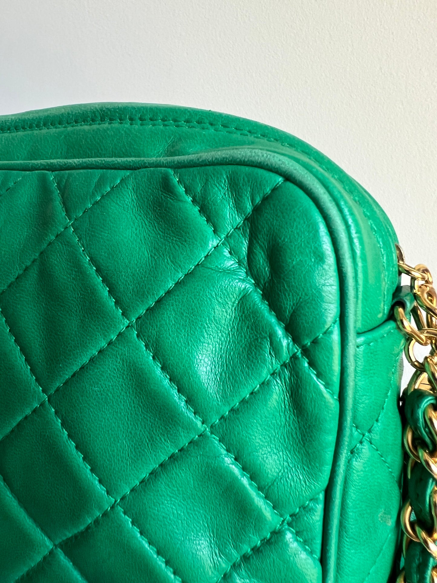 Chanel Emerald Green Camera Bag - Series 1 - Full Set