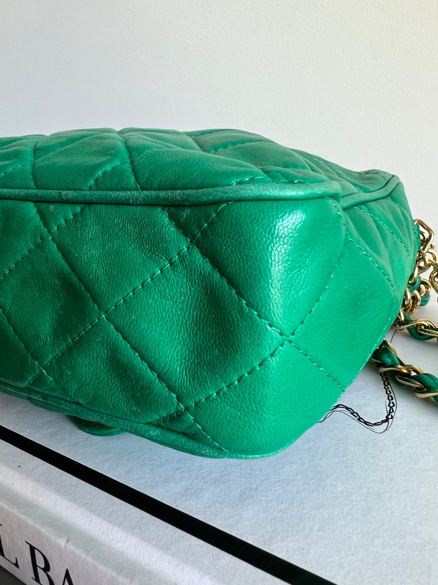 Chanel Emerald Green Camera Bag - Series 1 - Full Set