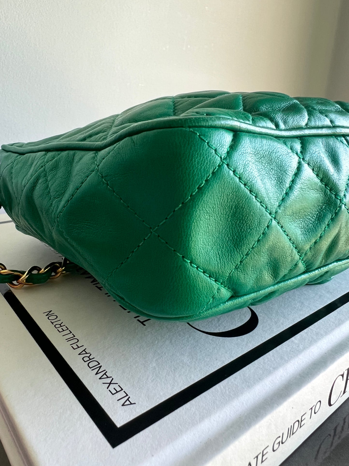 Chanel Emerald Green Camera Bag - Series 1 - Full Set