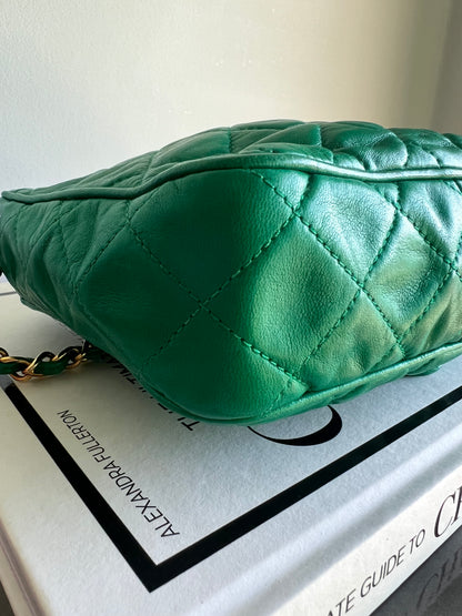 Chanel Emerald Green Camera Bag - Series 1 - Full Set