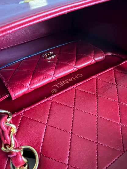 Chanel Trapezoid 2.55 Bi-Colour Red and Navy Set - Full Set