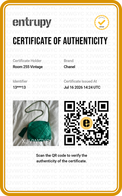 Chanel Emerald Green Camera Bag - Series 1 - Full Set