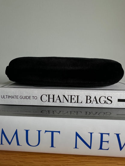 Chanel Velvet Half Moon Flap
