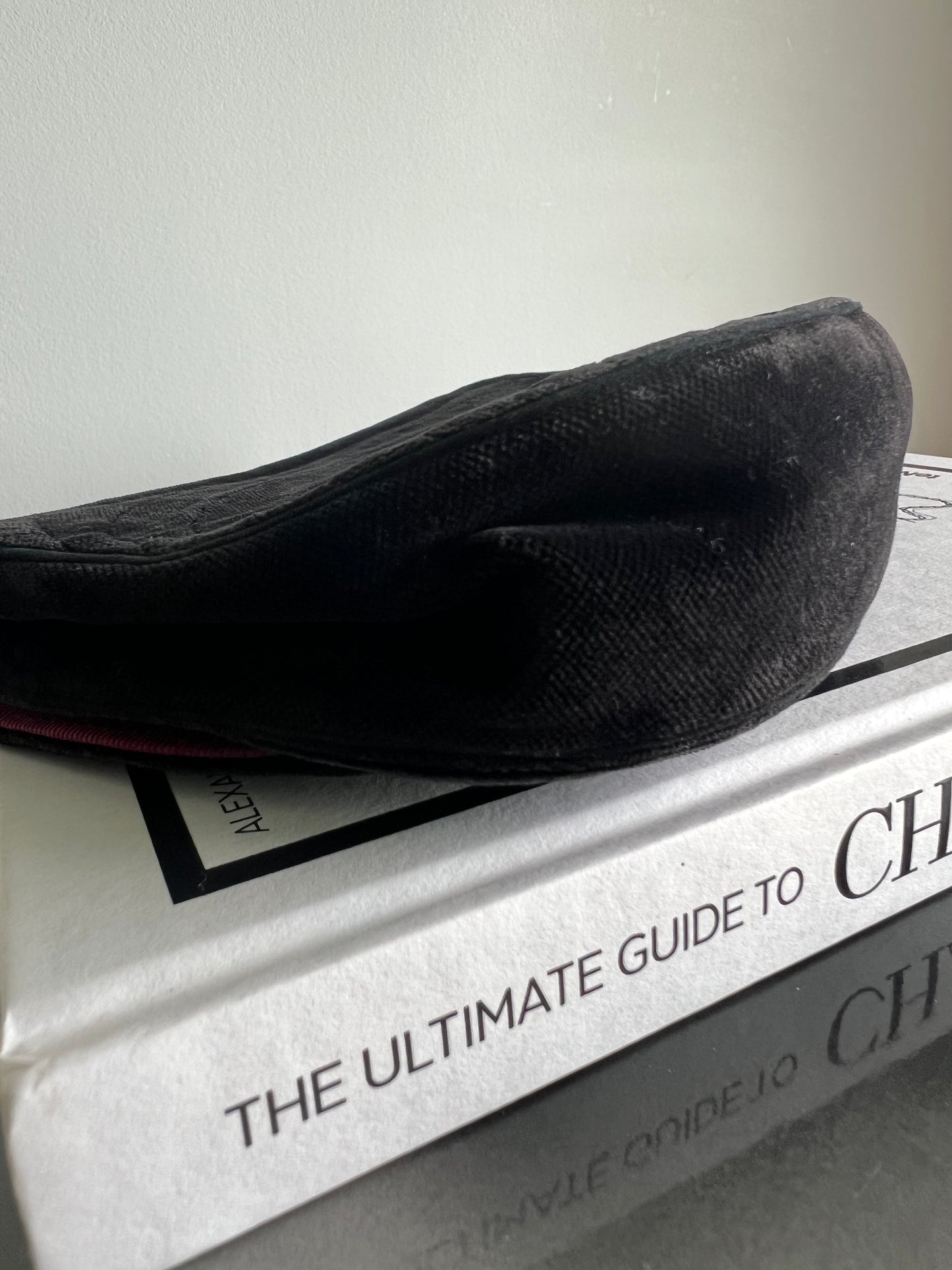 Chanel Velvet Half Moon Flap
