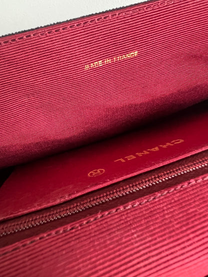 Chanel Velvet Half Moon Flap