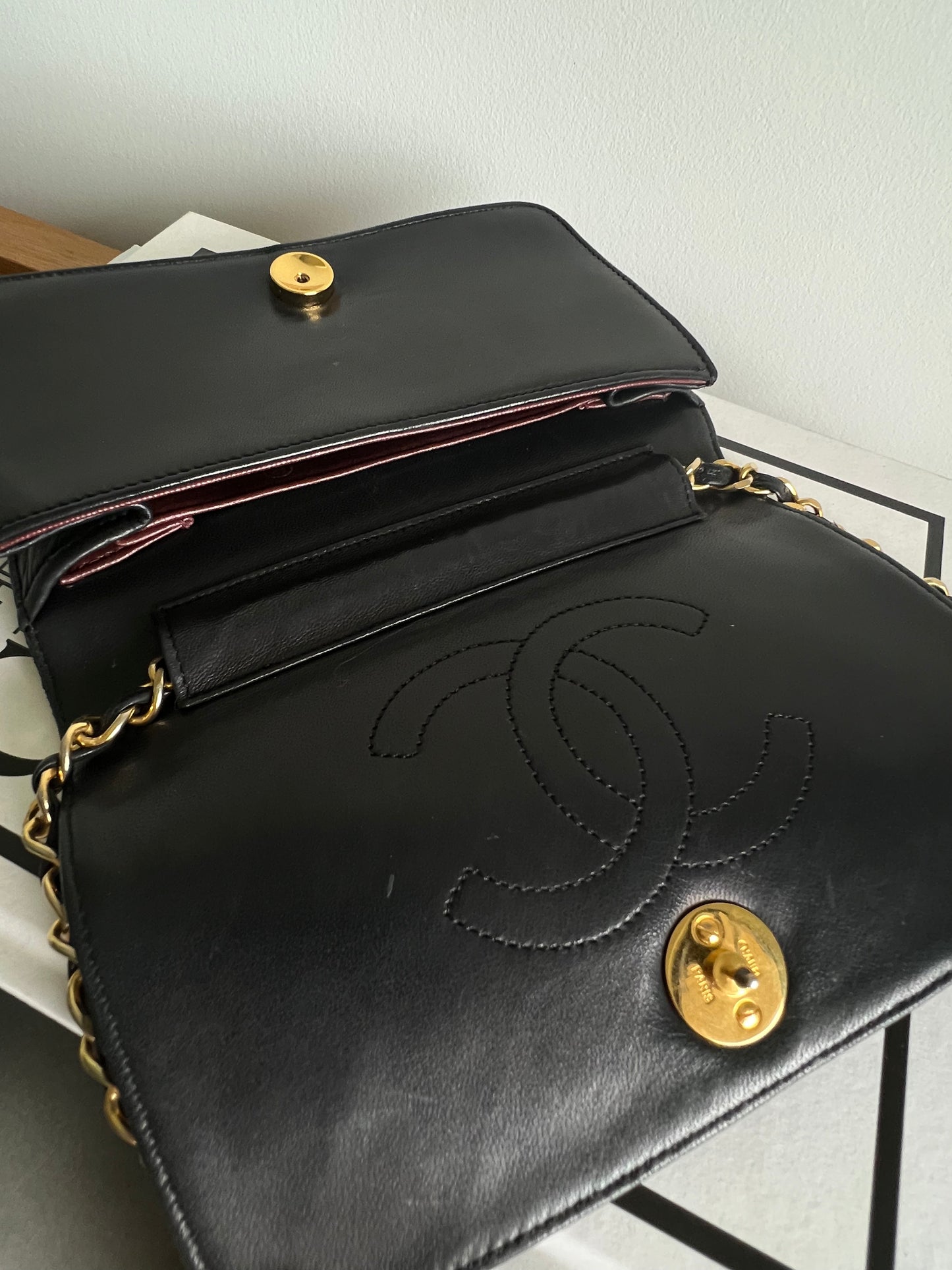 Chanel Pushlock Full Flap Mini Series 1