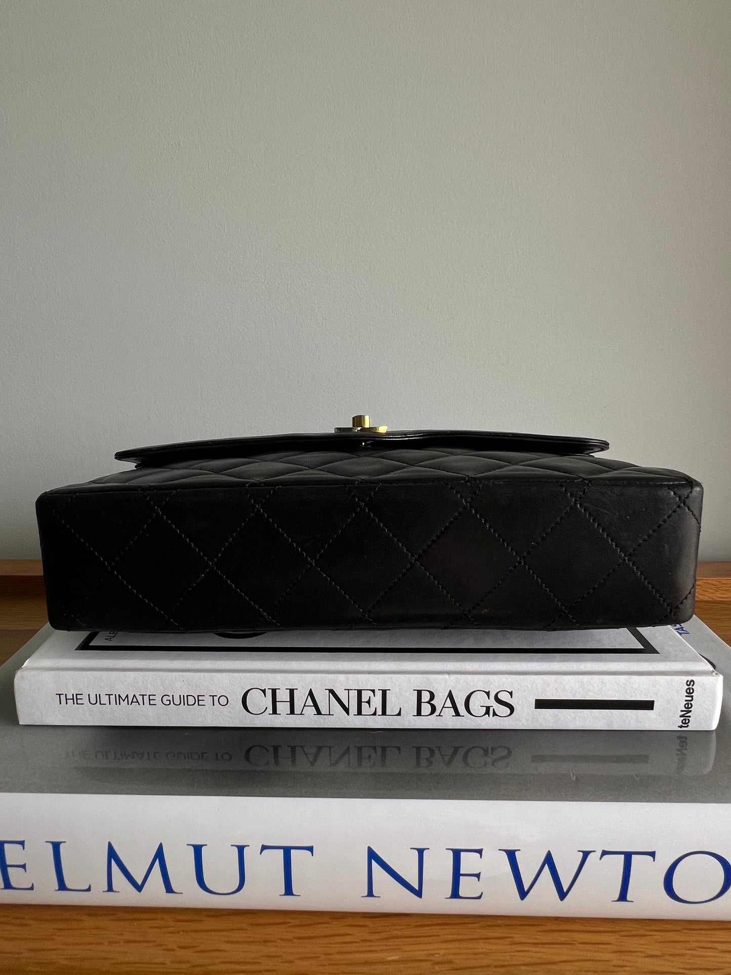 Chanel Lambskin Matelasse Paris Limited Edition Double Flap Black Series 2