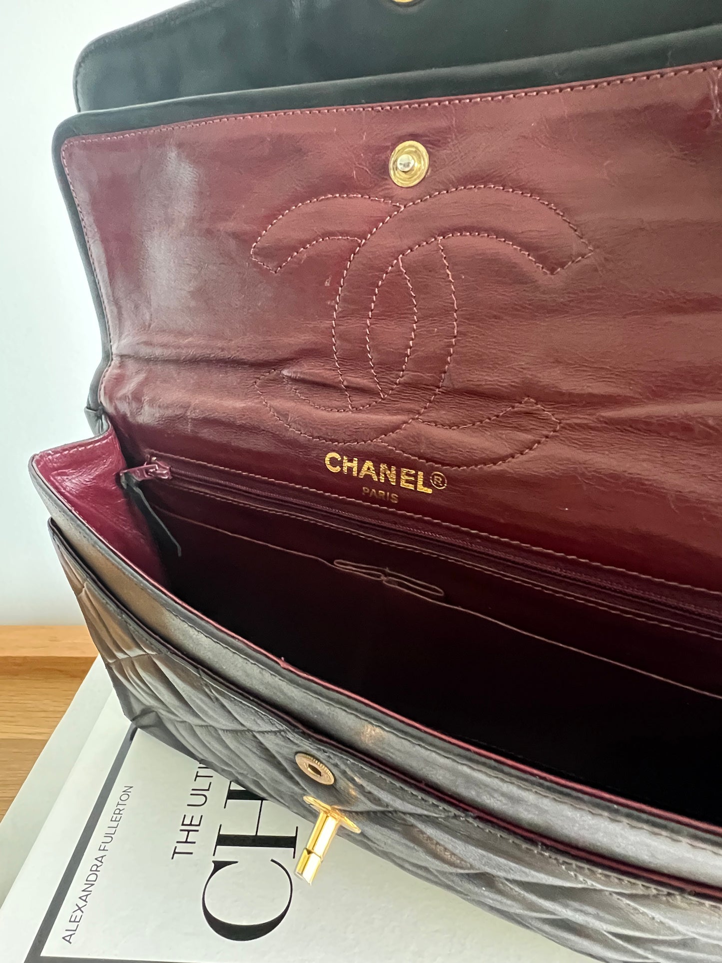 Chanel Lambskin Matelasse Paris Limited Edition Double Flap Black Series 2
