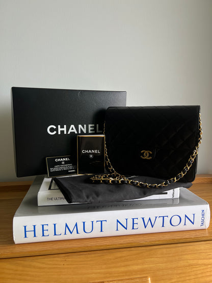 Chanel Matelasse Medium Single Flap Push Lock Series 5 - Full Box Set