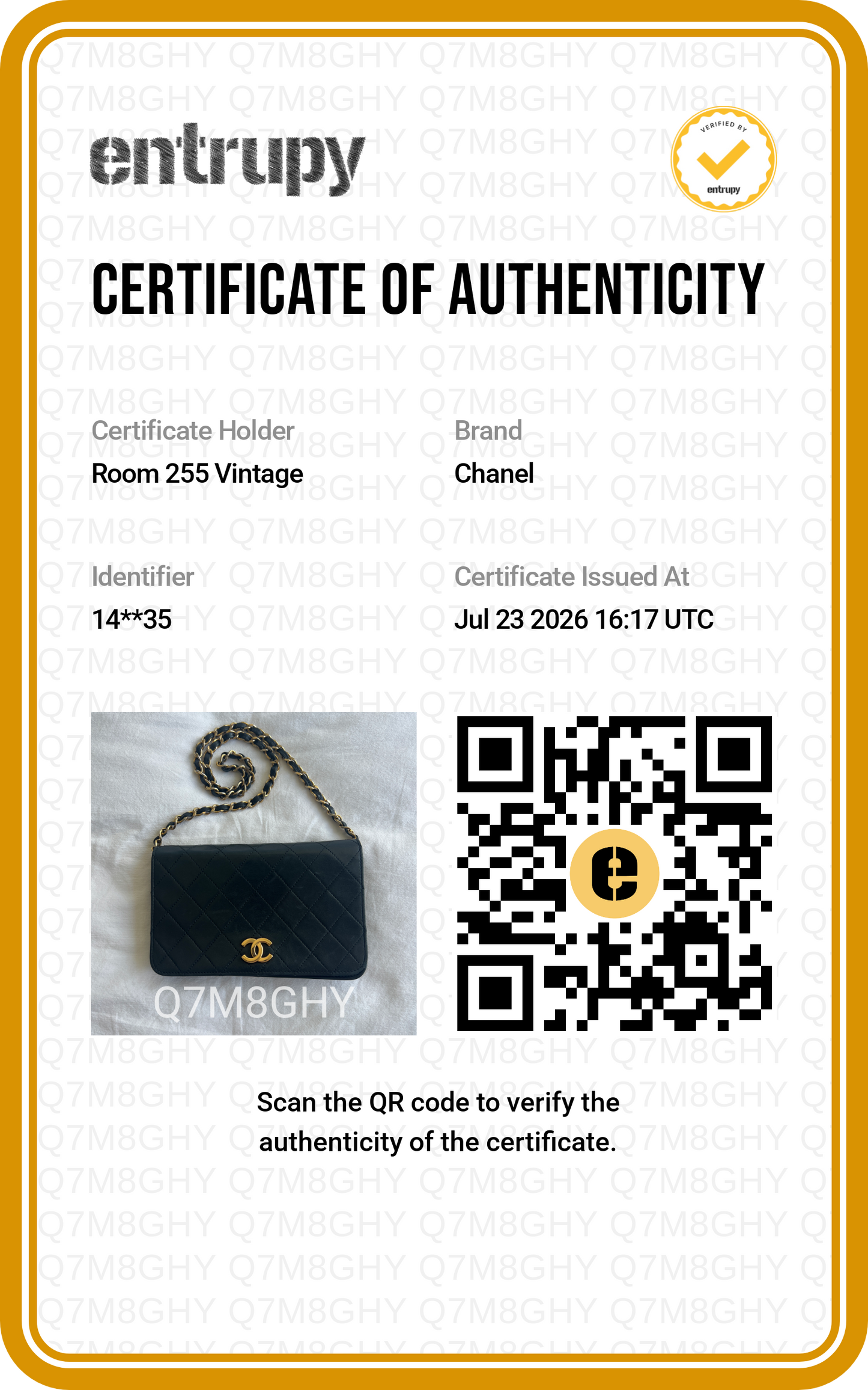 Chanel Pushlock Full Flap Mini Series 1