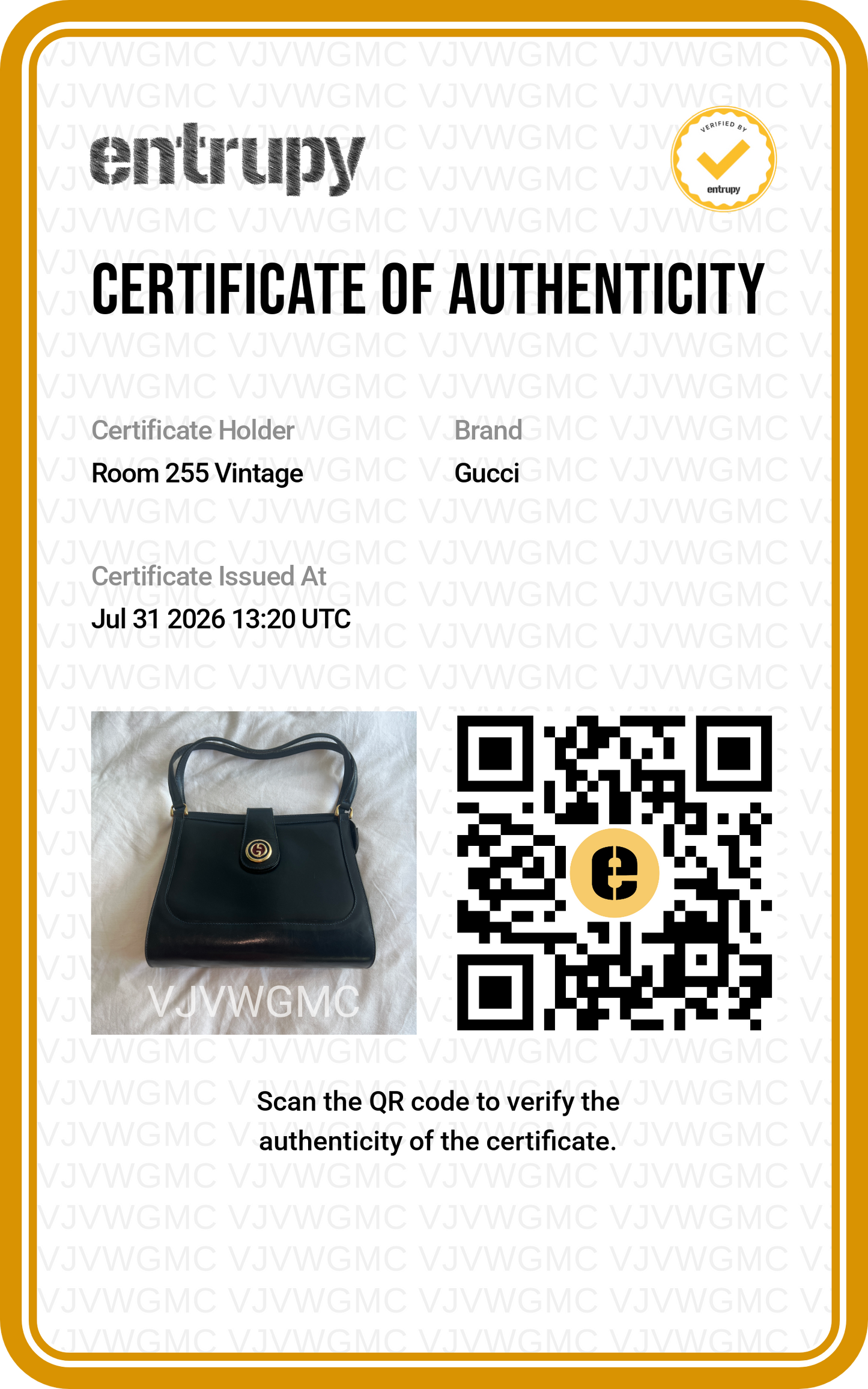 Gucci Round Logo Shoulder Bag - Navy Blue Box Leather