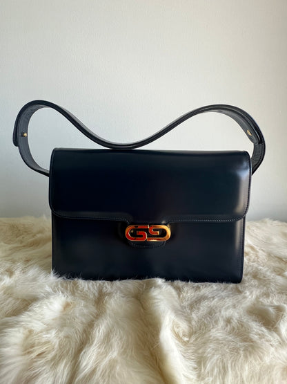 Gucci Shoulder Bag - Horizontal GG 1950s Rare Vintage