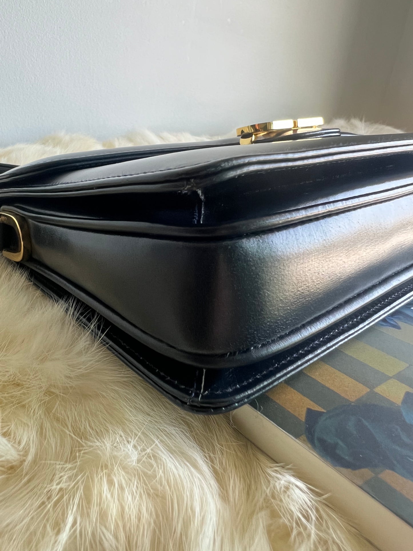 Gucci Shoulder Bag - Horizontal GG 1950s Rare Vintage