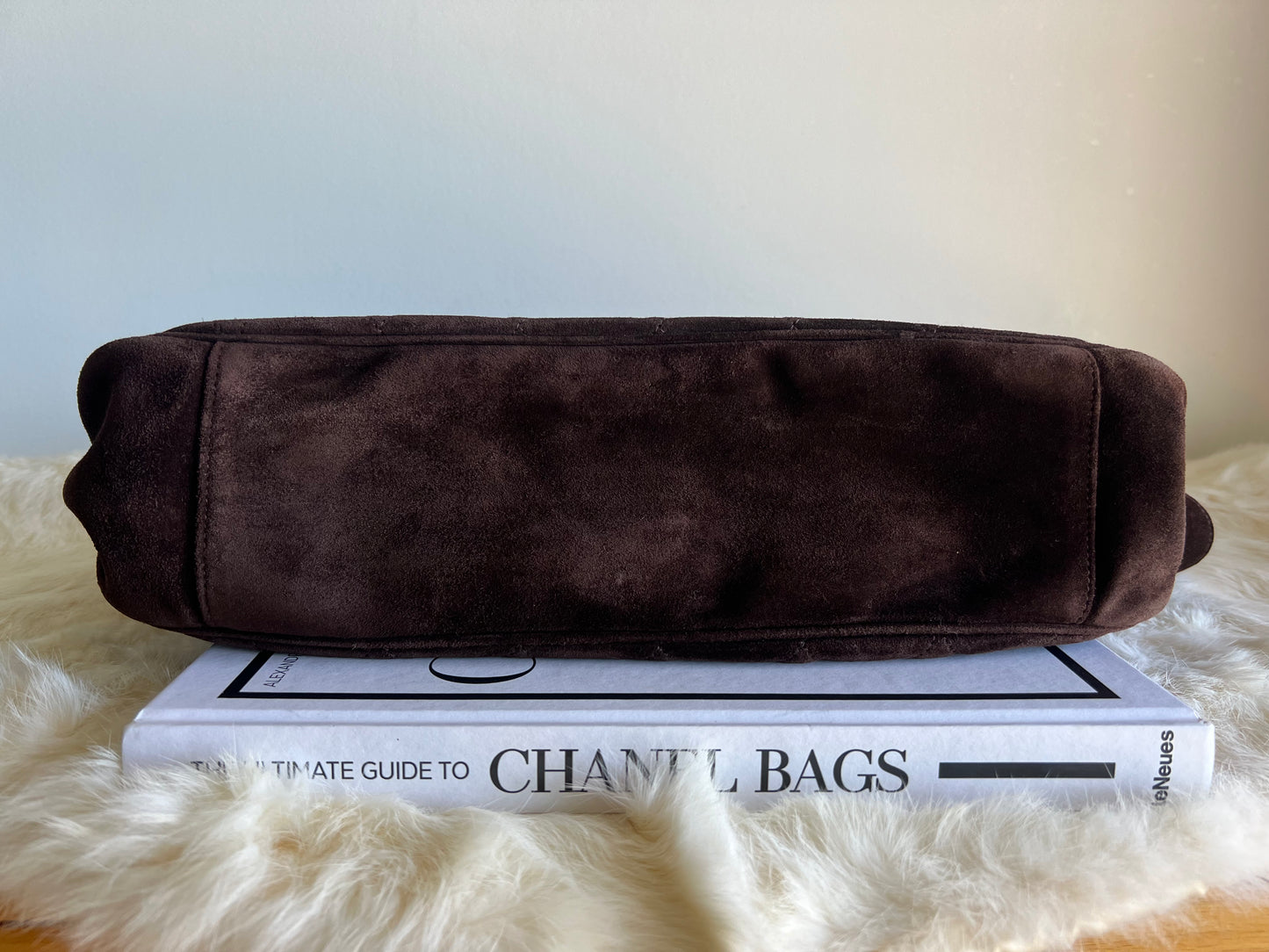 Chanel Quilted Bucket Bag/Hobo Shoulder Tote Bag Brown Suede 3 Series