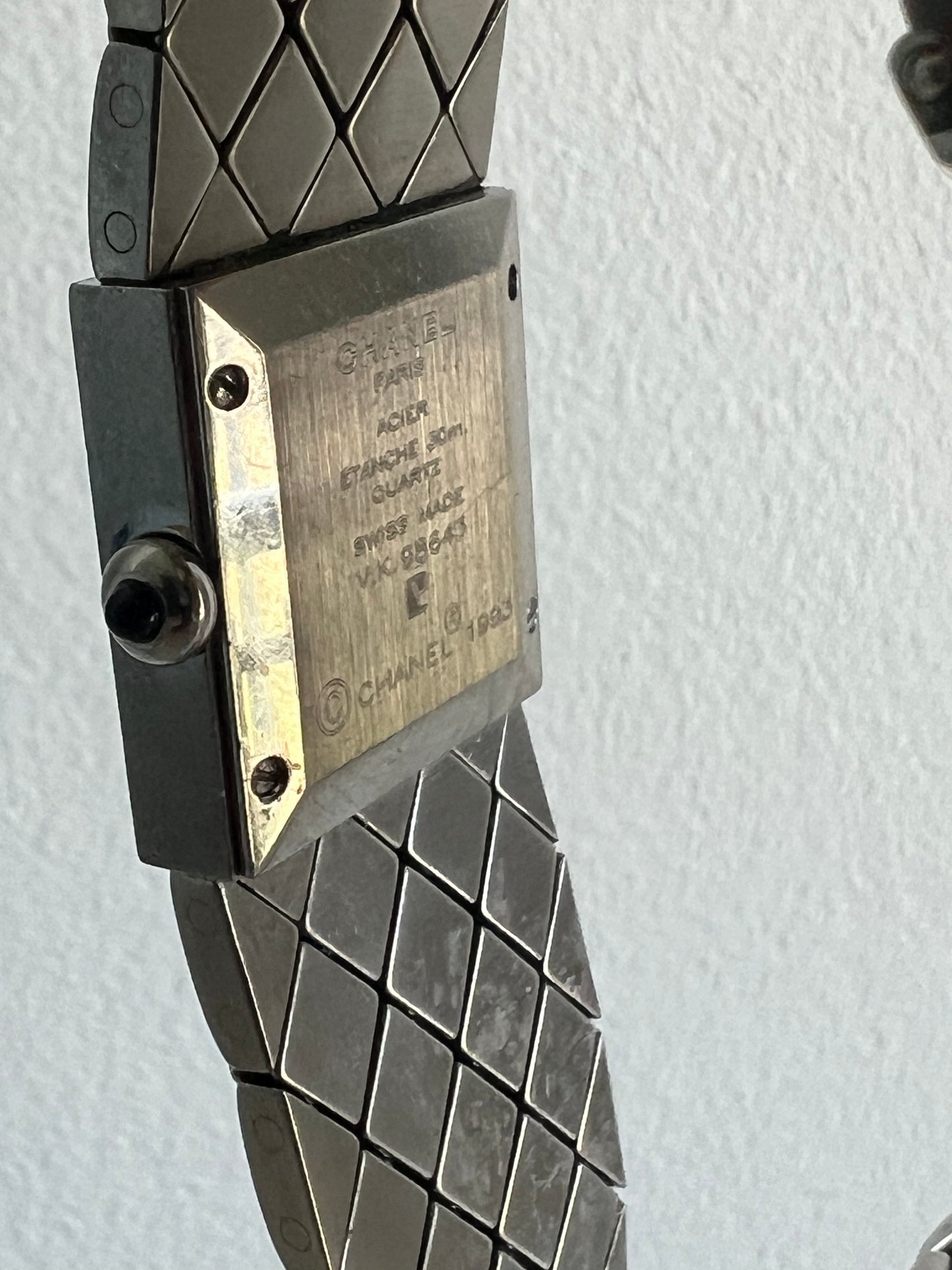 Chanel Quartz Matelasse Stainless Steel Vintage Watch