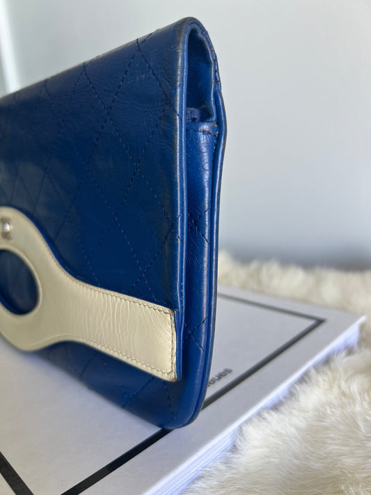 Chanel Bi Coloured Blue and White 31 Clutch - La Pausa Cruise Collection