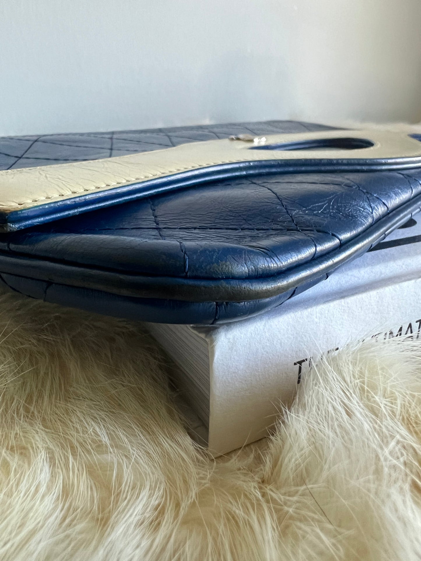 Chanel Bi Coloured Blue and White 31 Clutch - La Pausa Cruise Collection