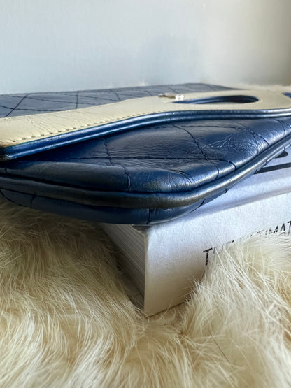 Chanel Bi Coloured Blue and White 31 Clutch - La Pausa Cruise Collection