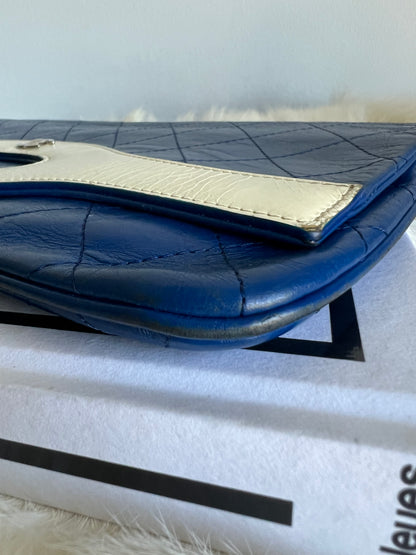 Chanel Bi Coloured Blue and White 31 Clutch - La Pausa Cruise Collection