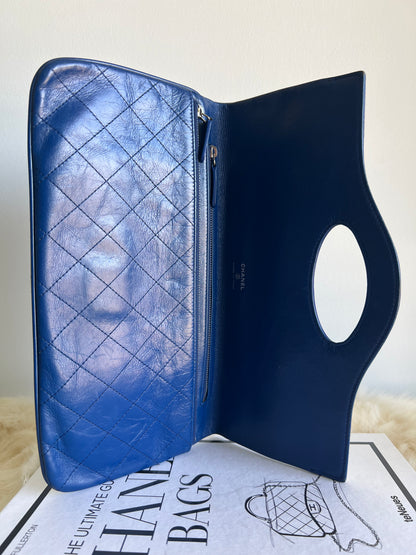 Chanel Bi Coloured Blue and White 31 Clutch - La Pausa Cruise Collection