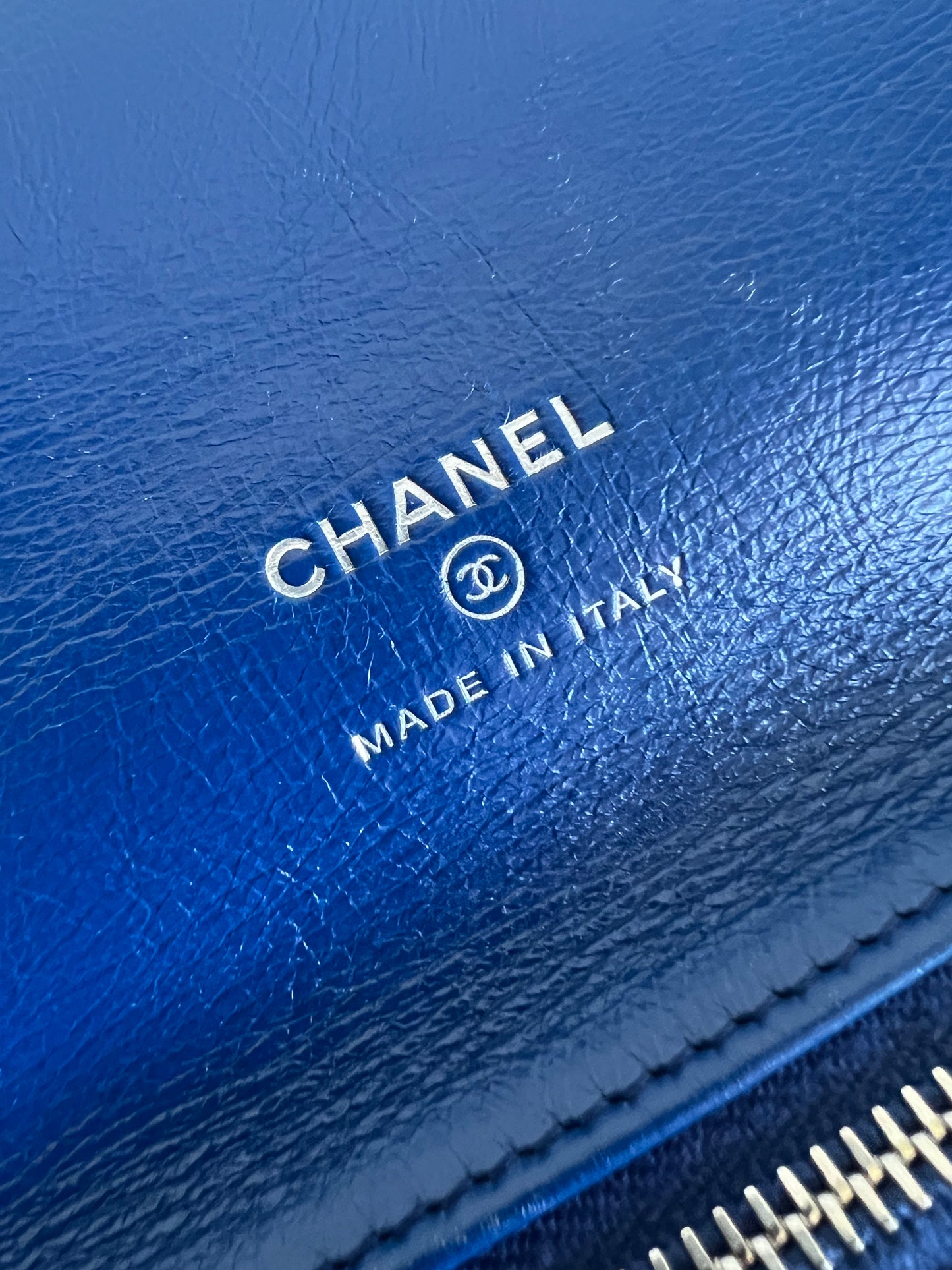 Chanel Bi Coloured Blue and White 31 Clutch - La Pausa Cruise Collection