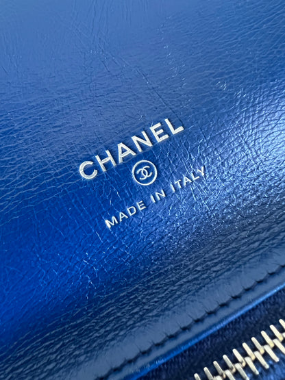 Chanel Bi Coloured Blue and White 31 Clutch - La Pausa Cruise Collection