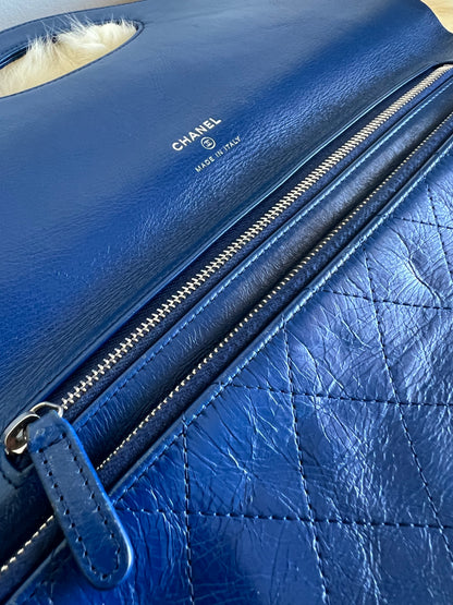 Chanel Bi Coloured Blue and White 31 Clutch - La Pausa Cruise Collection