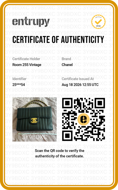 Chanel Black Lambskin Jumbo Horizontal Flap Series 2
