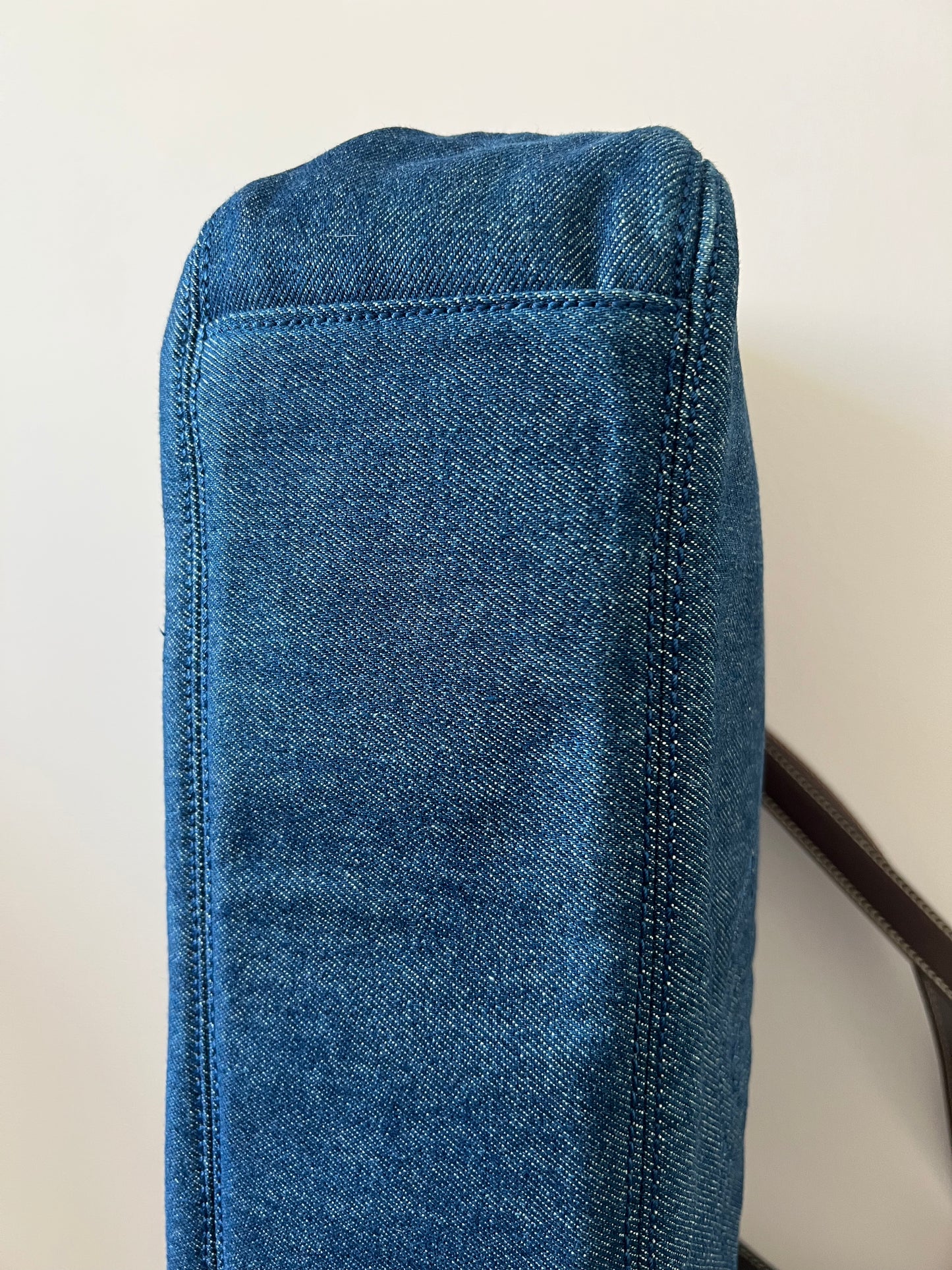 Chanel Jumbo Denim Tote with Leather Handles 5 Series Full Set- RARE